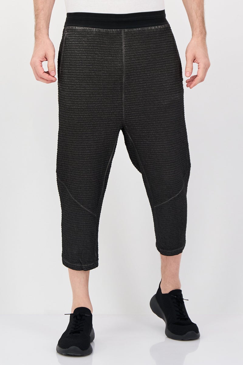 Nike Men Dri-Fit Yoga Track Pants, Charcoal Grey - Image 1